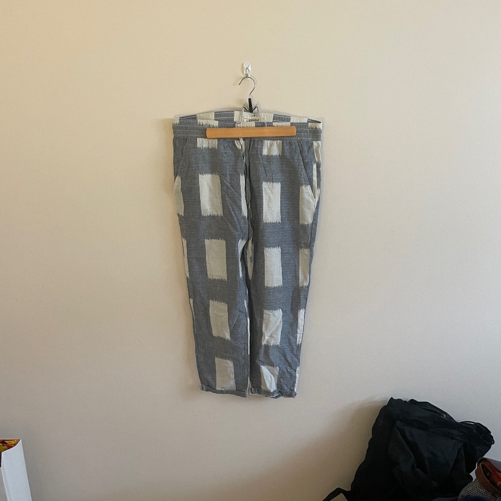 NEW w/ Tags Current/Elliot Linen Cropped Pants